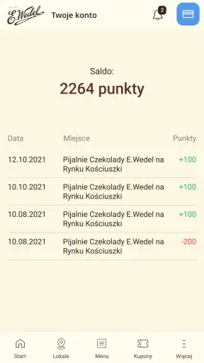 Pijalnie Czekolady E.Wedel screenshot