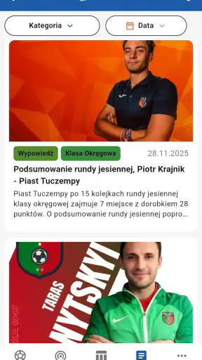 Piłka Lokalna - wyniki na żywo screenshot