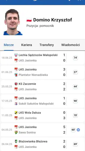 Piłka Lokalna - wyniki na żywo screenshot