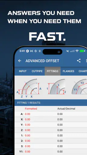 Pipe Fitter Calculator screenshot