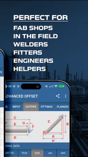 Pipe Fitter Calculator screenshot