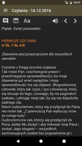 Pismo Święte screenshot