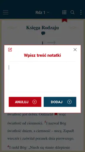 Pismo Święte z komentarzem screenshot