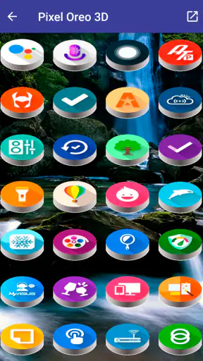 Pixel Pie 3D - Icon Pack screenshot