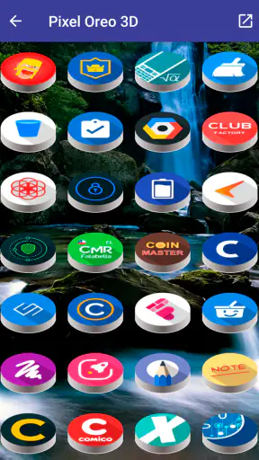 Pixel Pie 3D - Icon Pack screenshot