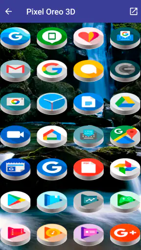 Pixel Pie 3D - Icon Pack screenshot