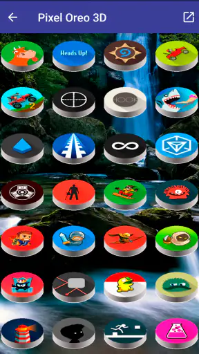 Pixel Pie 3D - Icon Pack screenshot