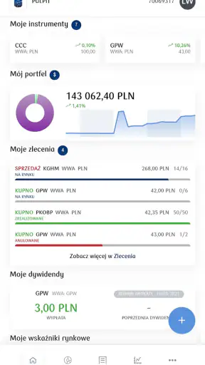 PKO supermakler screenshot