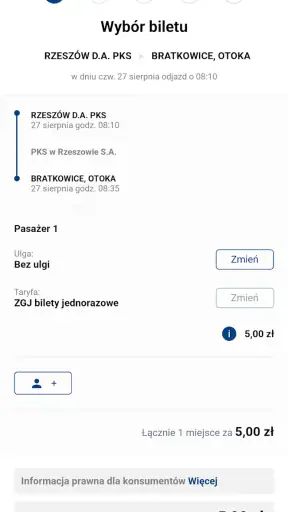 PKS Rzeszów screenshot