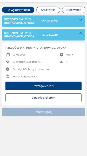 PKS Rzeszów screenshot