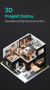 Plan domu rysowanie 2D screenshot