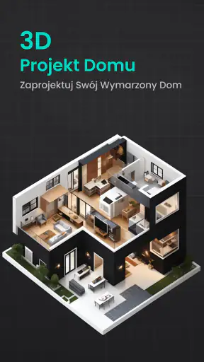 Plan domu rysowanie 2D screenshot