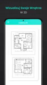 Plan domu rysowanie 2D screenshot