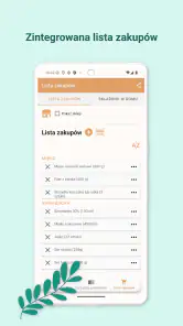 Planer Posiłków -Lista Zakupów screenshot