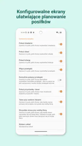 Planer Posiłków -Lista Zakupów screenshot