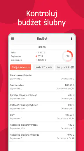 Planer ślubny MyWed screenshot