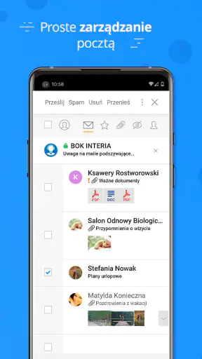 Poczta Interia screenshot