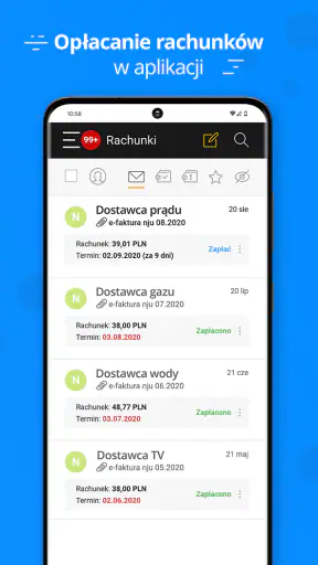 Poczta Interia screenshot