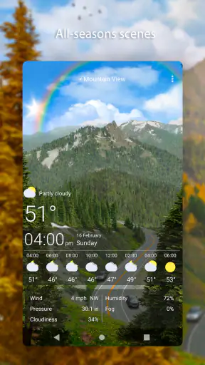 Pogoda na żywo Tapety screenshot