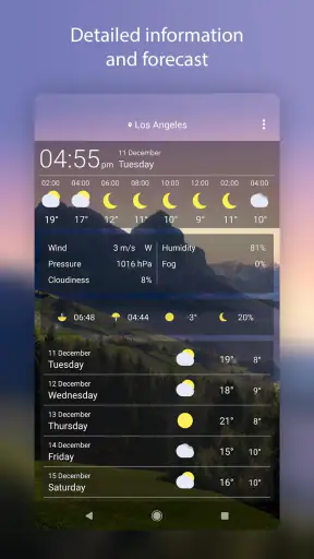 Pogoda na żywo Tapety screenshot