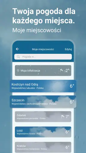 Pogoda & Radar: opady i smog screenshot