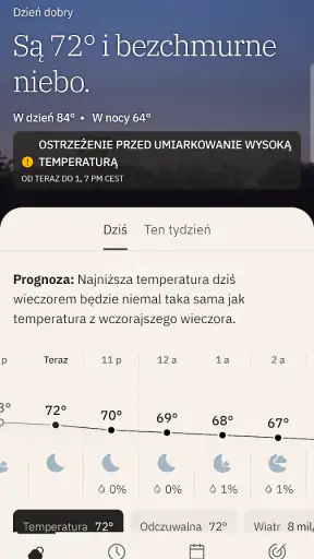Pogoda - The Weather Channel screenshot