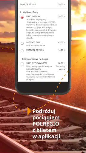 POLREGIO - bilety kolejowe screenshot