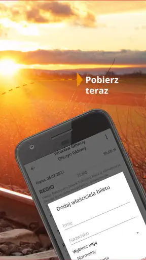 POLREGIO - bilety kolejowe screenshot