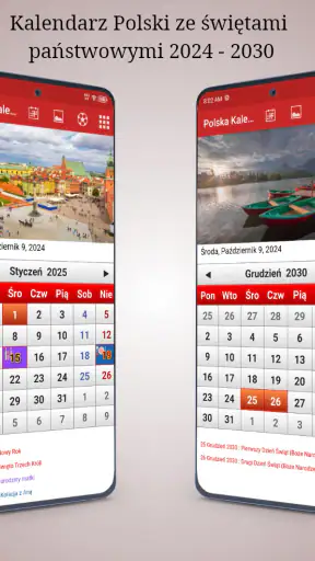 Polska Kalendarz 2026 screenshot