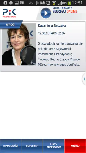 Polskie Radio PiK screenshot