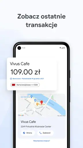 Portfel Google screenshot