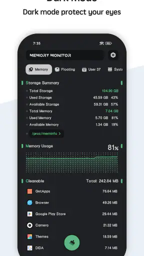 Powerful RAM Monitor Pro screenshot