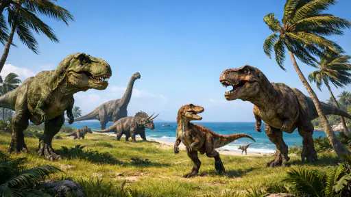 Primal Dino Beast Clash Sim screenshot