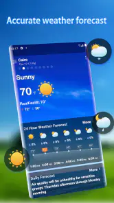 Prognoza pogody - Widget screenshot