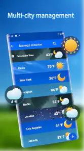 Prognoza pogody - Widget screenshot