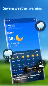 Prognoza pogody - Widget screenshot