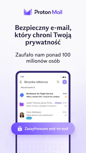 Proton Mail: Szyfrowana poczta screenshot
