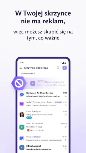Proton Mail: Szyfrowana poczta screenshot