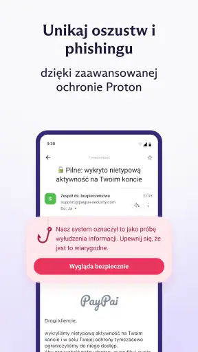 Proton Mail: Szyfrowana poczta screenshot