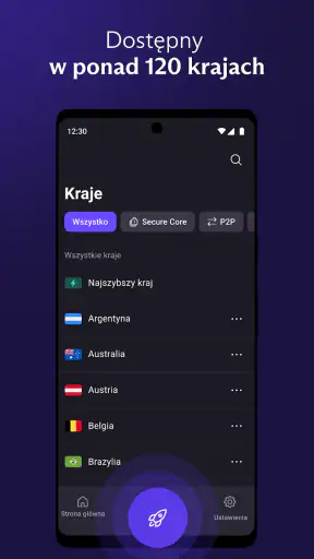 Proton VPN: Szybki i pewny screenshot