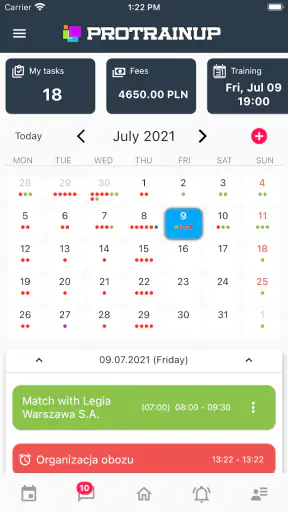 ProTrainUp screenshot
