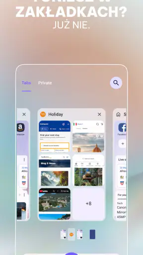 Przeglądarka Opera z AI screenshot