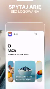 Przeglądarka Opera z AI screenshot
