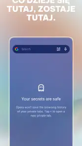 Przeglądarka Opera z AI screenshot