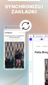 Przeglądarka Opera z AI screenshot