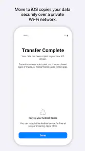 Przenieś do iOS screenshot