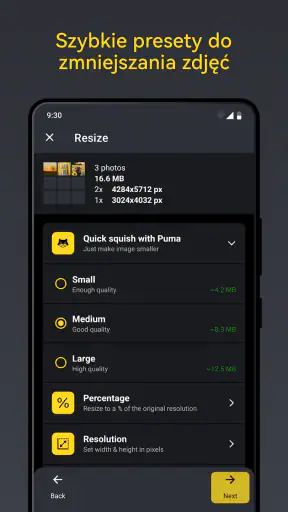 Puma: Zmniejsz Rozmiar Zdjęcia screenshot
