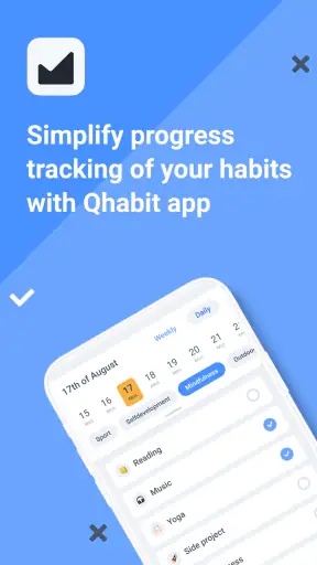 Qhabit: Daily habit tracker screenshot