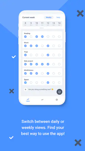 Qhabit: Daily habit tracker screenshot