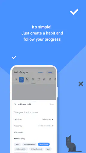 Qhabit: Daily habit tracker screenshot